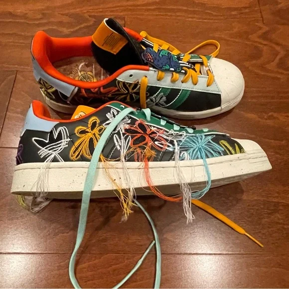 Adidas Men's Sean Wotherspoon x Superstar 'Super Earth, Size 9 - Picture 5 of 16